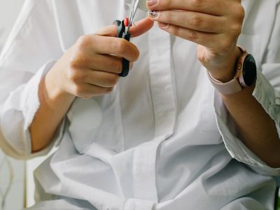 Creative person clearing mind with gentle movements